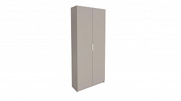 Гардеробная Keep (Кип), распашная, модуль 100*236*035, набор 1, цвет Бежевый дымчатый + Дверь ЛДСП Бежевый дымчатый